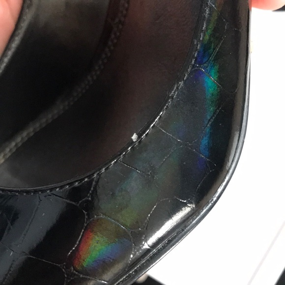 Enzo Angiolini Eamaylie 5.5M Black peep toe heels - Picture 13 of 16